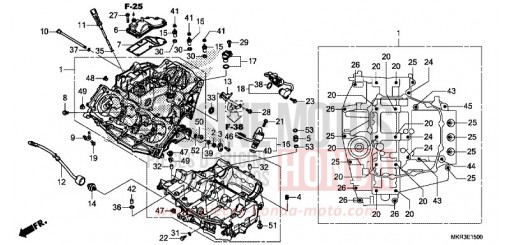 CARTER MOTEUR CBR1000STN de 2022